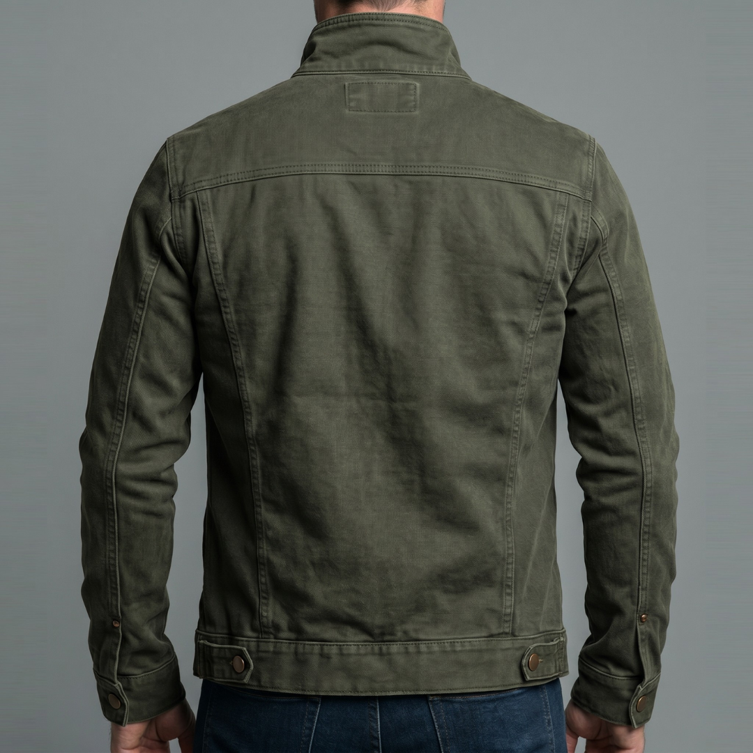 Sommerfeld | Vintage Baumwolljacke mit Reißverschluss