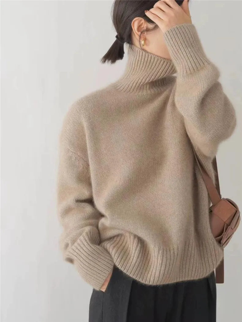 Sommerfeld | Strickpullover mit Rollkragen