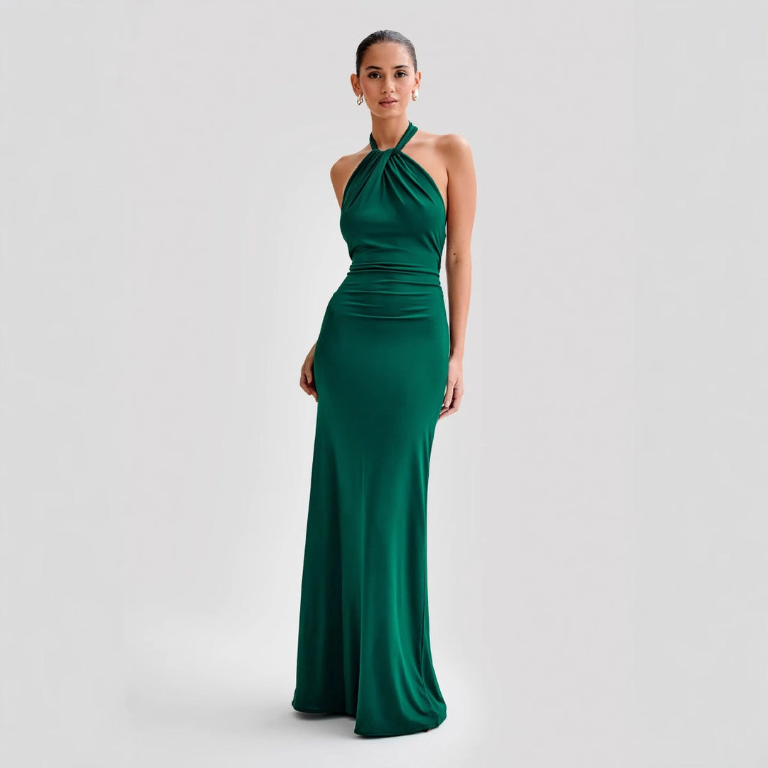 Sommerfeld | Halter Maxikleid
