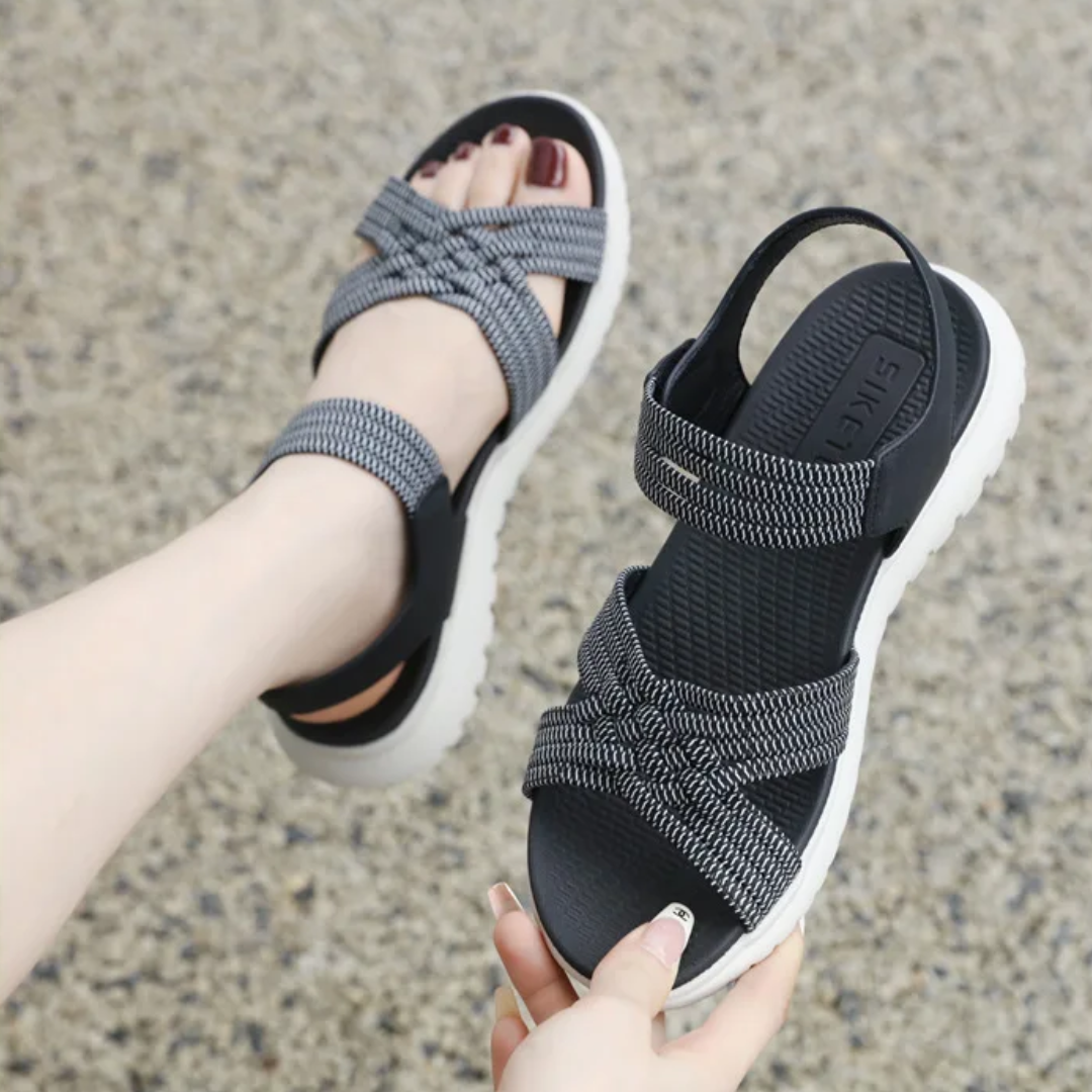 Sommerfeld | Leichte Komfortsandalen mit elastischem Halt