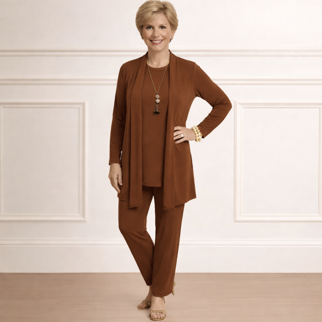 Ronalie | Elegantes Set aus Oberteil und Hose