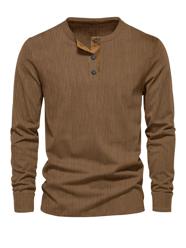 Easton™ | Klassisches Herren-Langarmshirt
