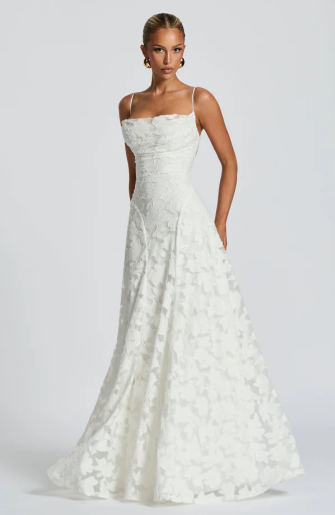 Sommerfeld | Elegantes Spitzen Maxi Kleid