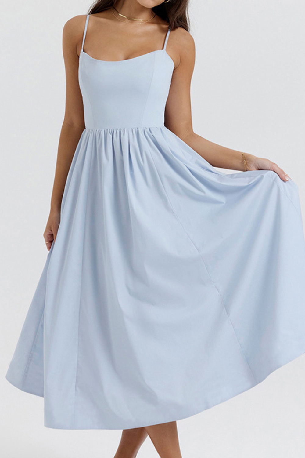 Sommerfeld | Elegantes Korsett Sommer Midi Kleid
