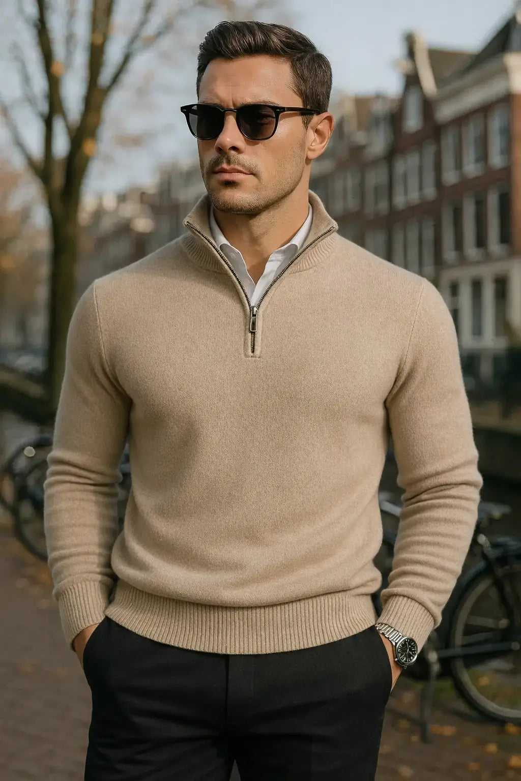 Sommerfeld™ | The Windsor Half-Zip Herrenpullover