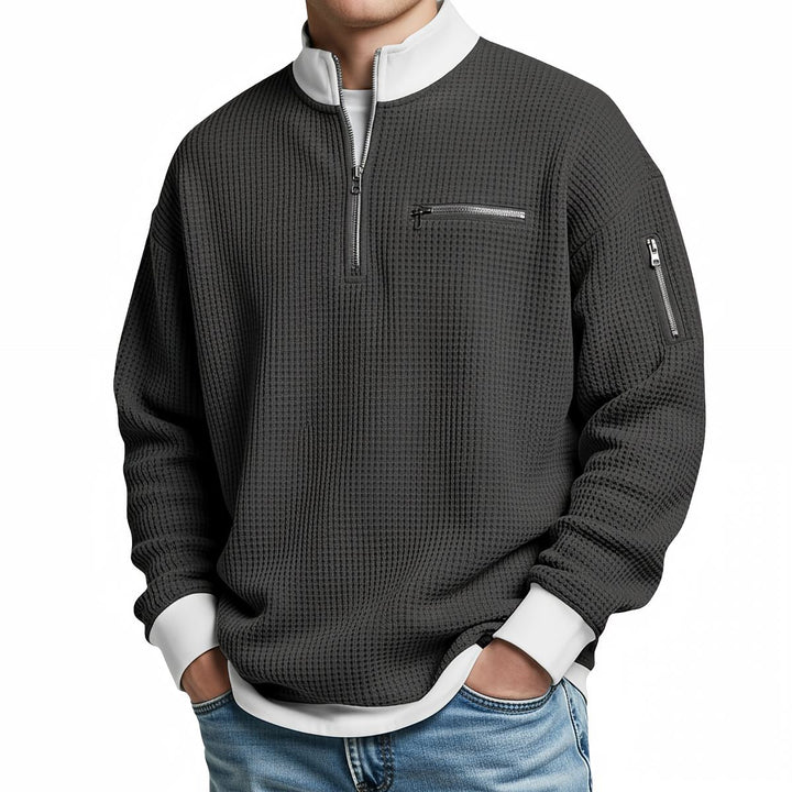 Sommerfeld | Strukturierter Troyer-Pullover