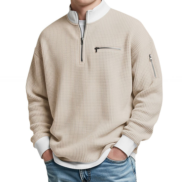 Sommerfeld | Strukturierter Troyer-Pullover