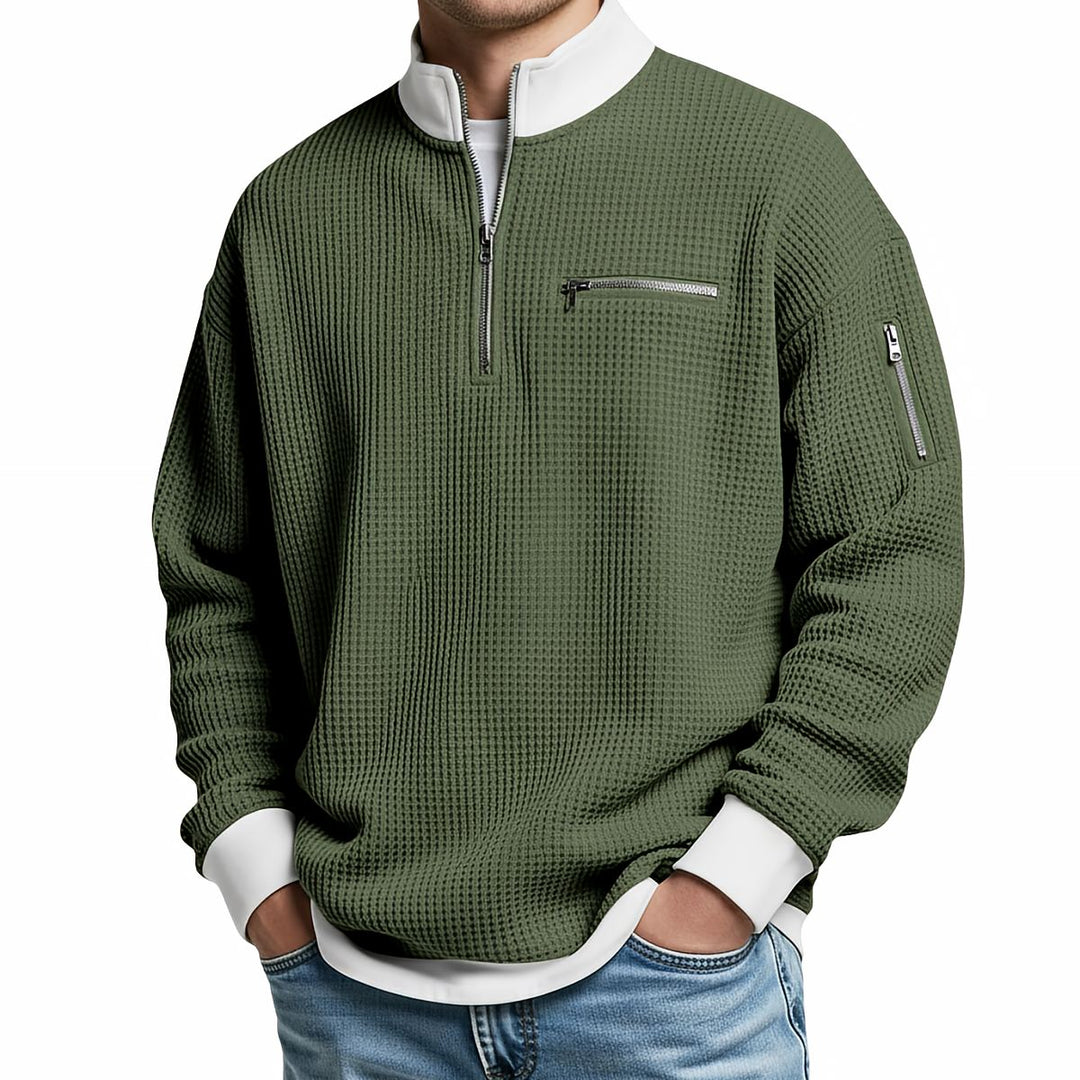 Sommerfeld | Strukturierter Troyer-Pullover