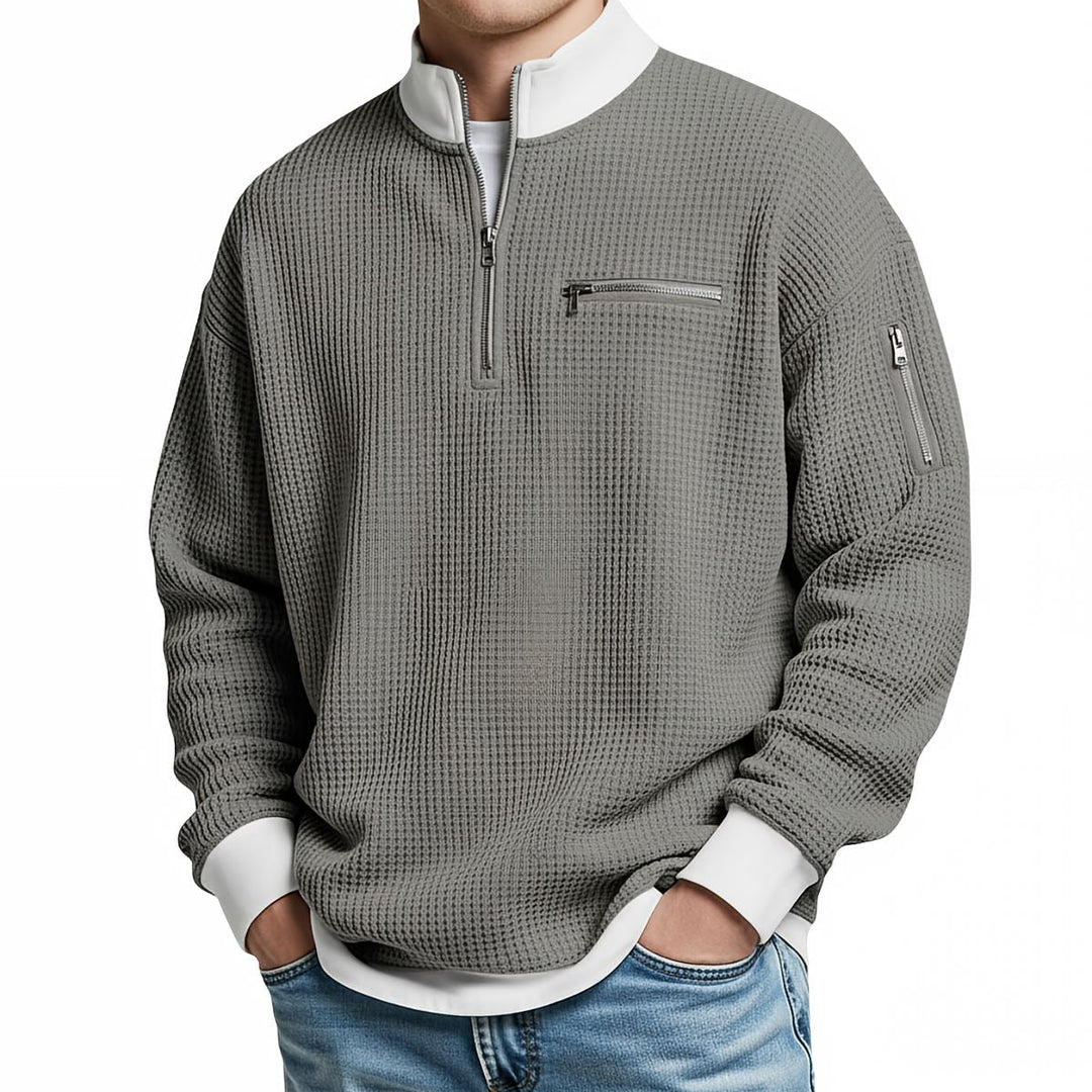 Sommerfeld | Strukturierter Troyer-Pullover
