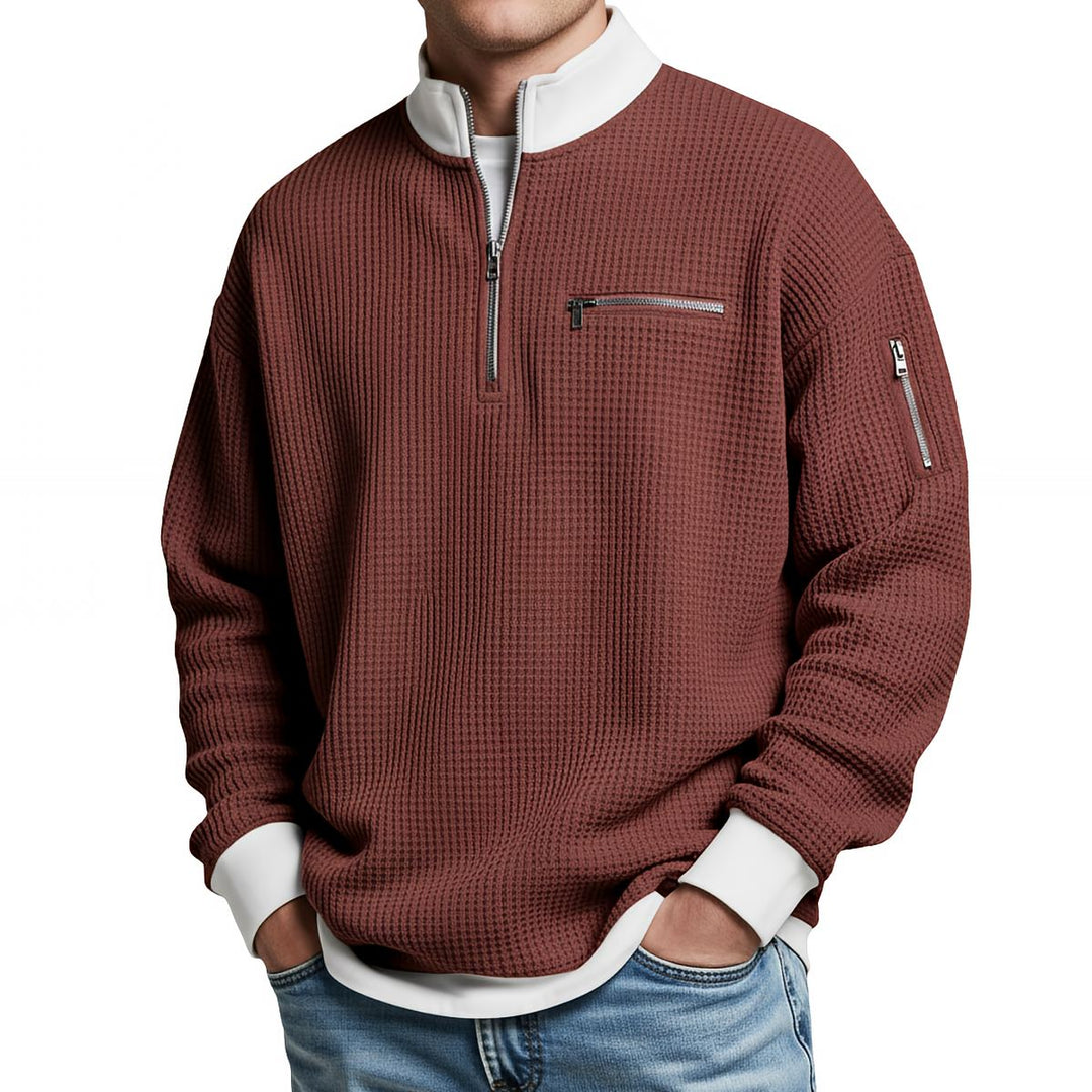 Sommerfeld | Strukturierter Troyer-Pullover