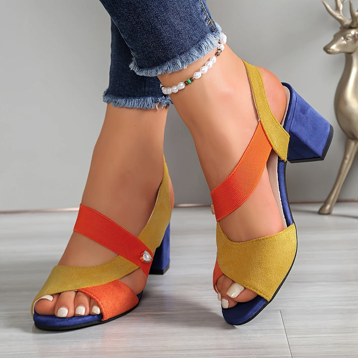 Sommerfeld™ | Komfortable High-Heels mit Kreuzriemen