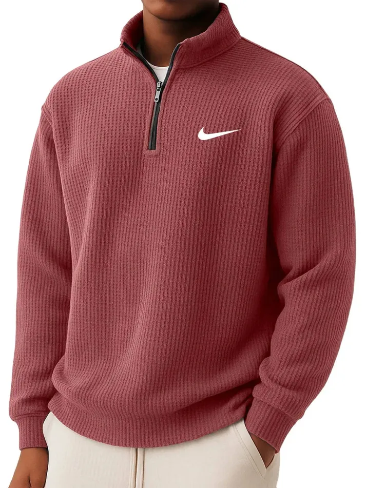 Sommerfeld | Sweatshirt mit Kragen und halbem Reißverschluss (1 kaufen, 1 GRATIS dazu)