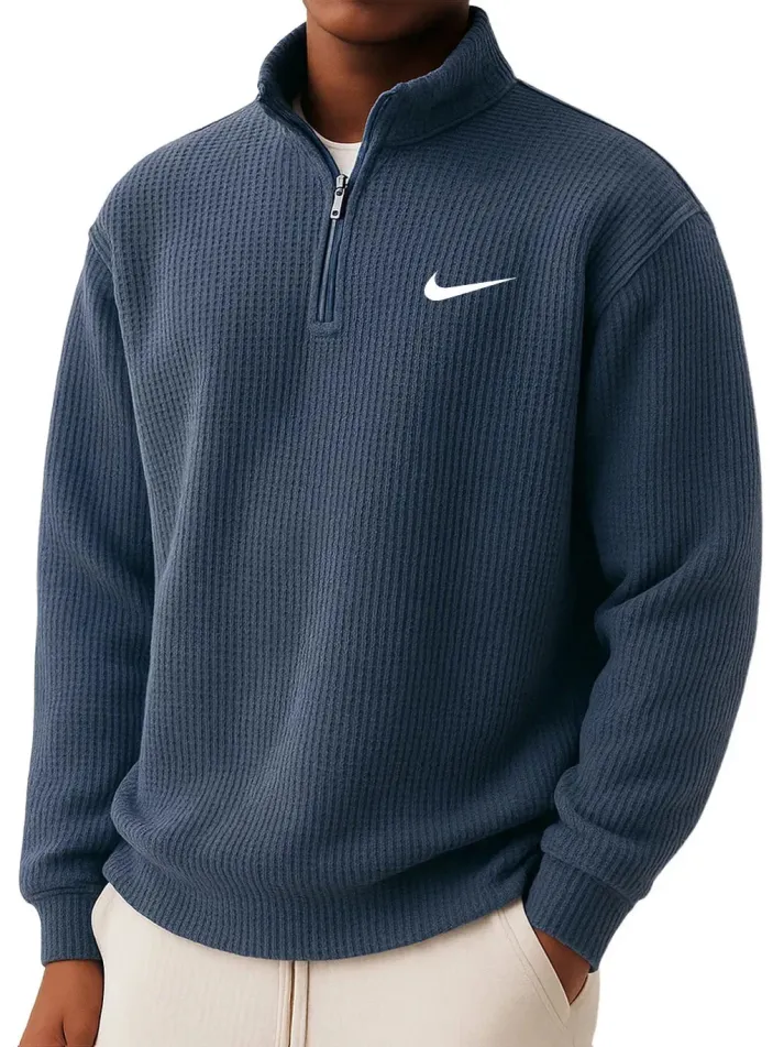 Sommerfeld | Sweatshirt mit Kragen und halbem Reißverschluss (1 kaufen, 1 GRATIS dazu)
