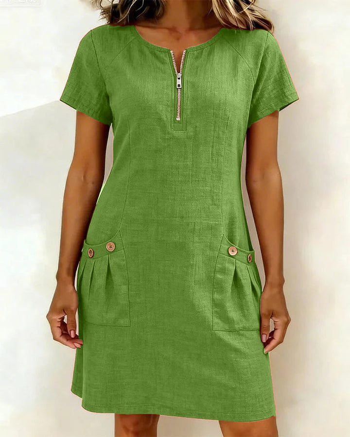 Sommerfeld | Damen-Etui-Kleid, kurzärmelig