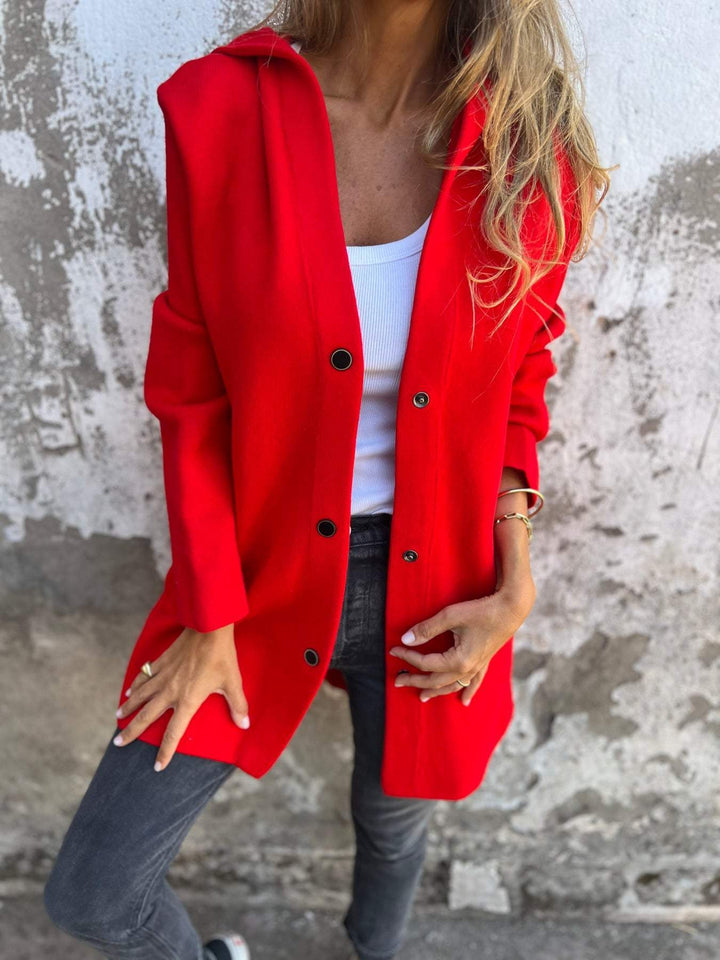 Sommerfeld | Langer Cardigan mit Kapuze für Damen (1 kaufen, 1 GRATIS dazu)