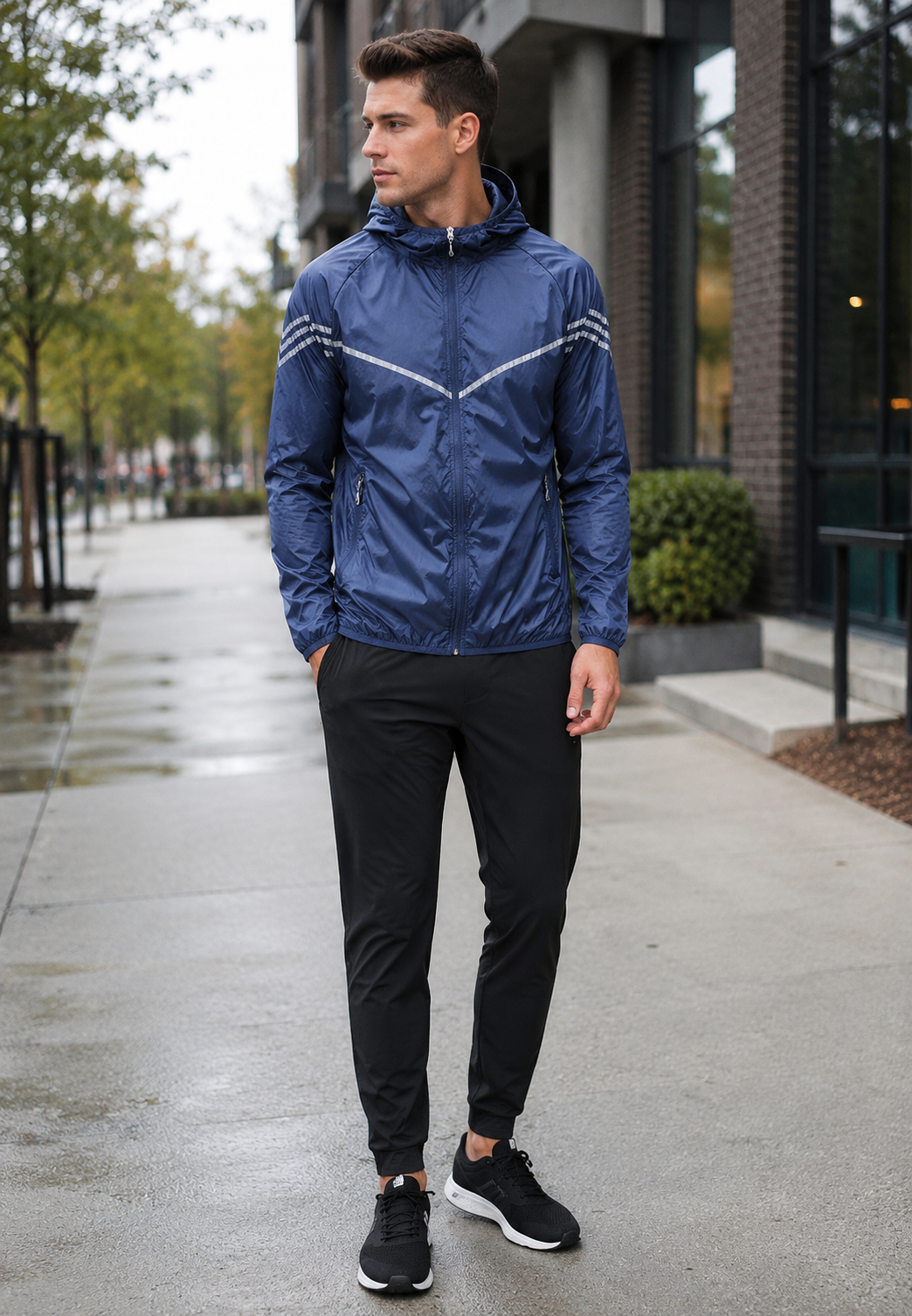 Sommerfeld | Wetterfeste Herrenjacke mit Kapuze