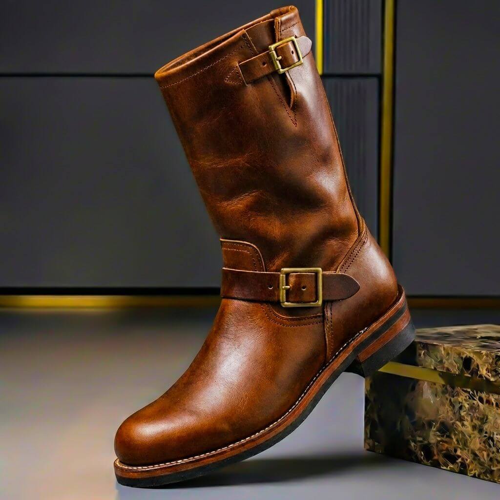 Sommerfeld | Vintage-Lederstiefel für Herren