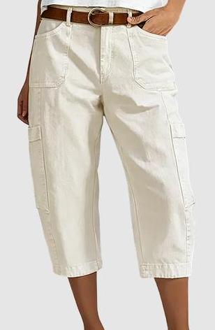 Sommerfeld | Cargo-Caprihose aus Denim (1 kaufen, 1 GRATIS dazu)