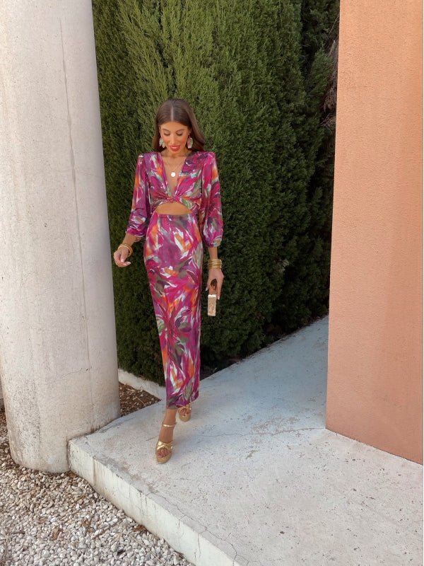 Sommerfeld | Maxikleid mit Taillenausschnitt und femininer Silhouette