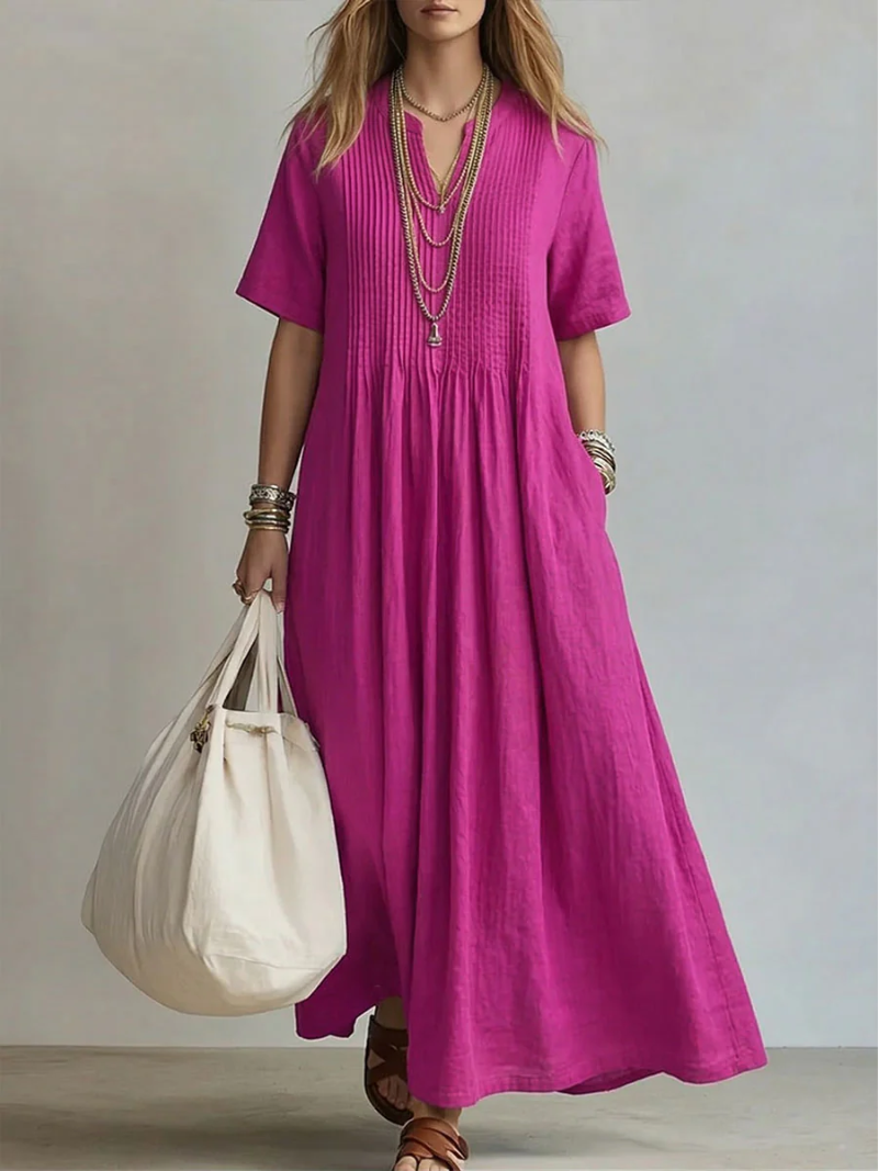 Sommerfeld | Plissiertes Midikleid (2 Kaufen, 1 GRATIS dazu)