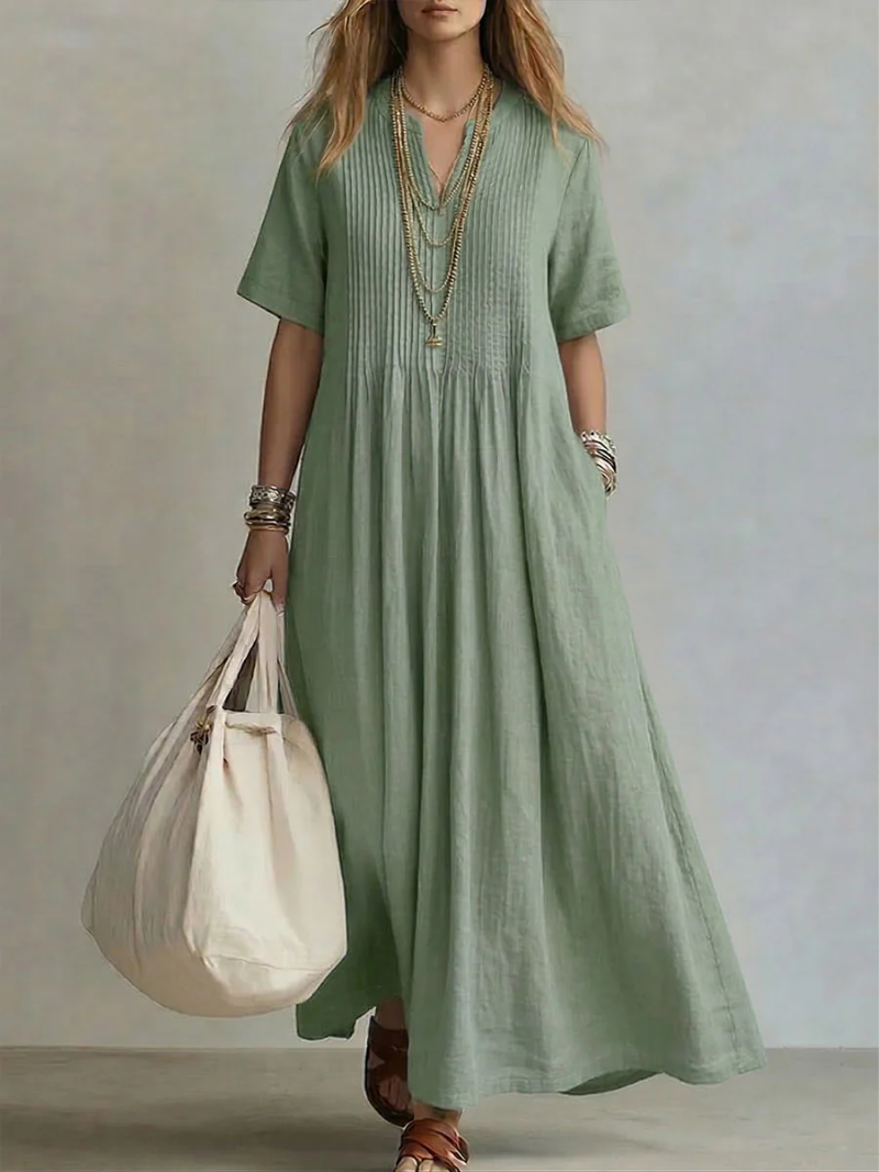 Sommerfeld | Plissiertes Midikleid (2 Kaufen, 1 GRATIS dazu)