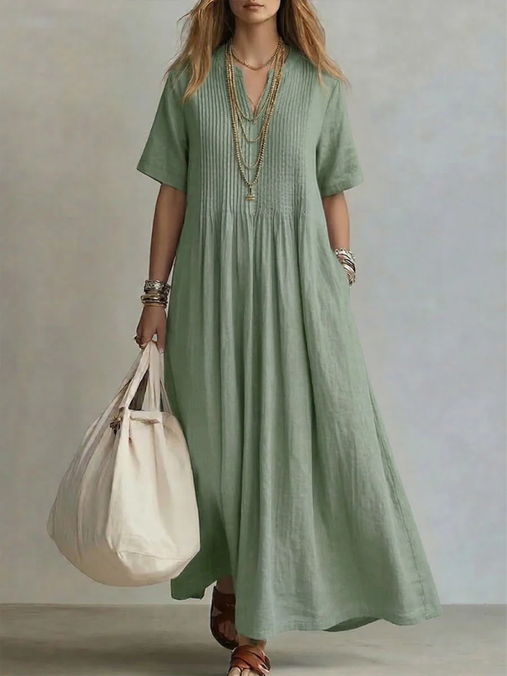 Sommerfeld | Plissiertes Midikleid (2 Kaufen, 1 GRATIS dazu)