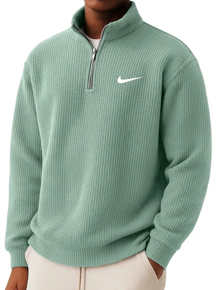 Sommerfeld | Sweatshirt mit Kragen und halbem Reißverschluss (1 kaufen, 1 GRATIS dazu)