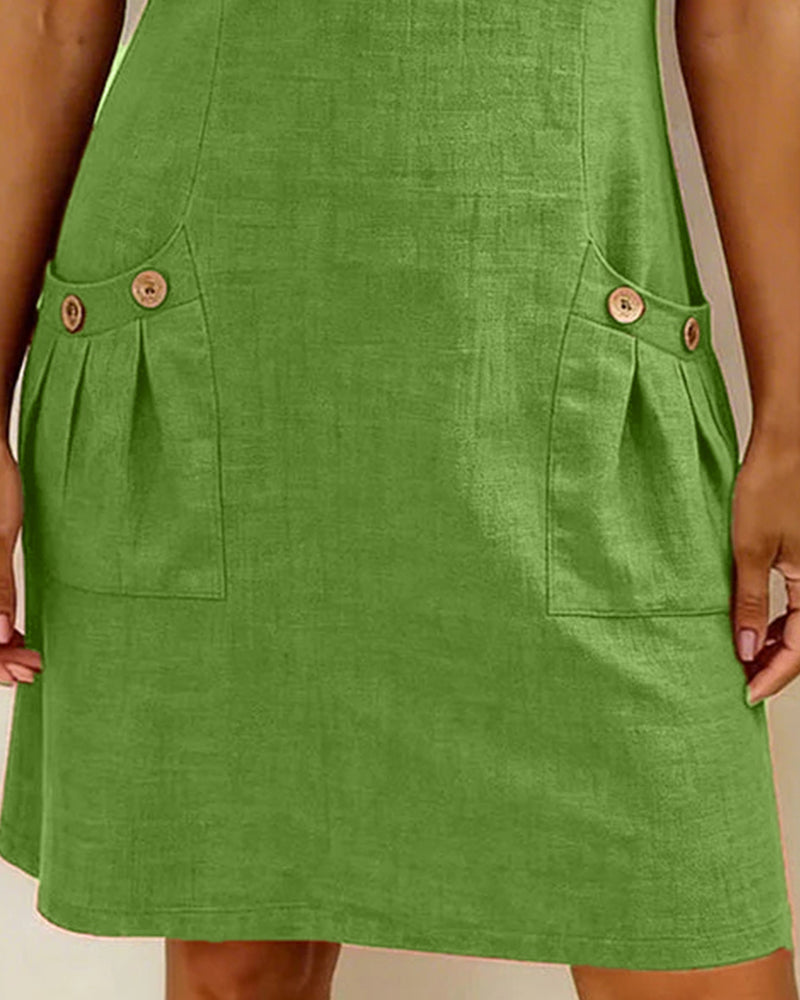 Sommerfeld | Leinenkleid in A-Linie