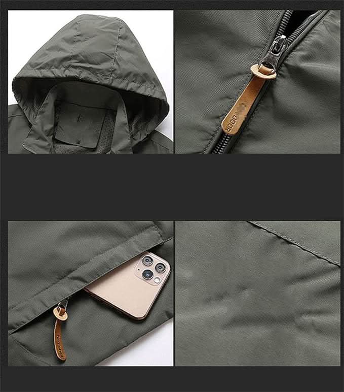 Sommerfeld | Wetterfeste Herrenjacke mit Kapuze