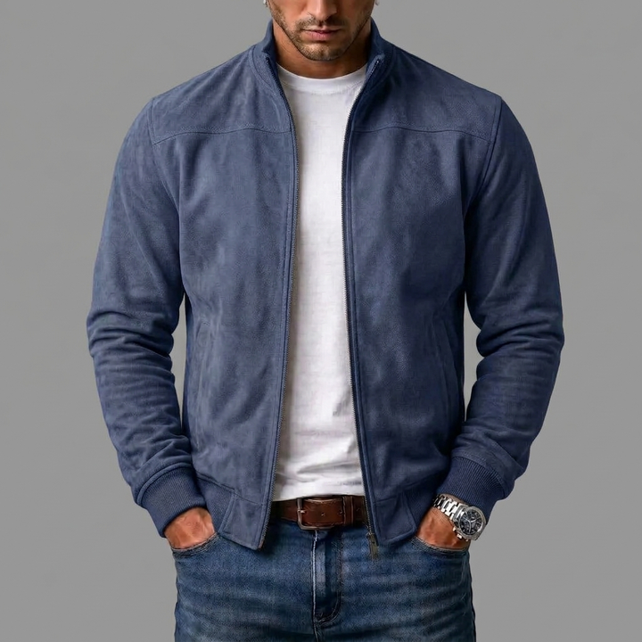 Sommerfeld | Elegante Wildleder-Bomberjacke für Herren (1 Kaufen, 1 GRATIS dazu)