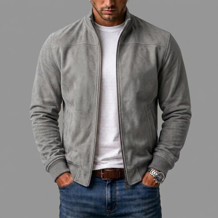 Sommerfeld | Elegante Wildleder-Bomberjacke für Herren (1 Kaufen, 1 GRATIS dazu)