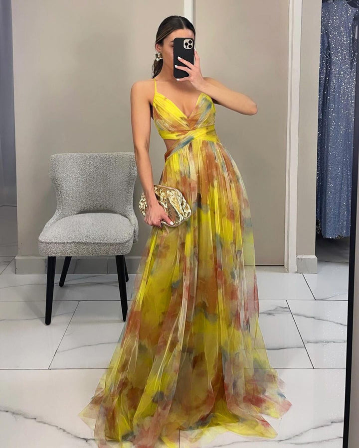 Sommerfeld | Chiffon Maxi Kleid