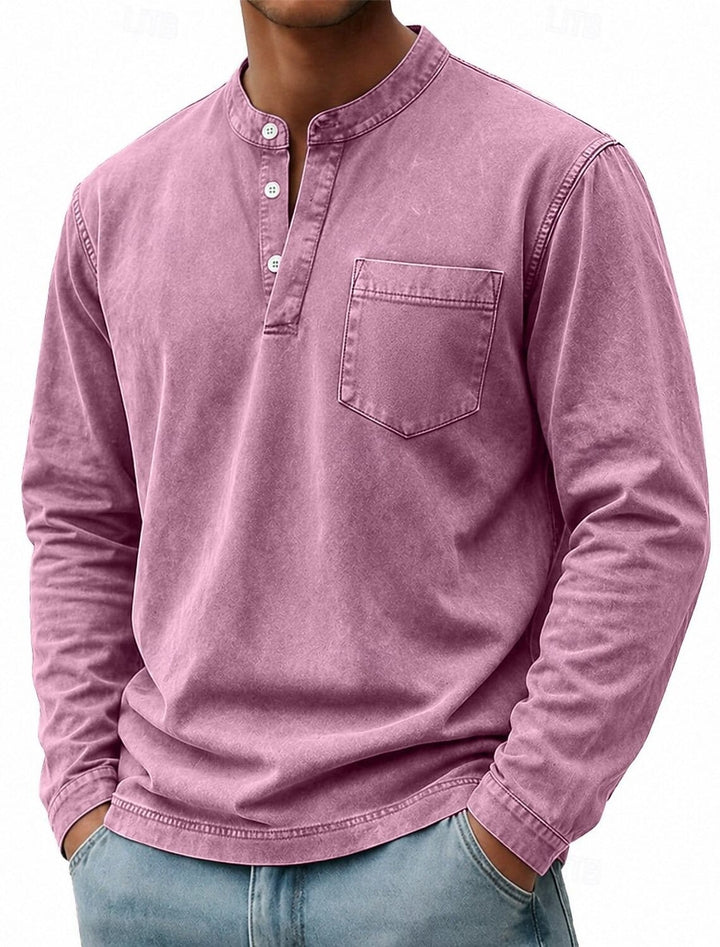 Sommerfeld | Langarm-Henleyshirt aus Baumwolle (1 kaufen, 1 GRATIS dazu)