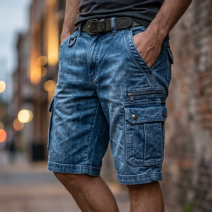 Sommerfeld | Funktionale Denim Cargo-Shorts (1 Kaufen, 1 GRATIS dazu)