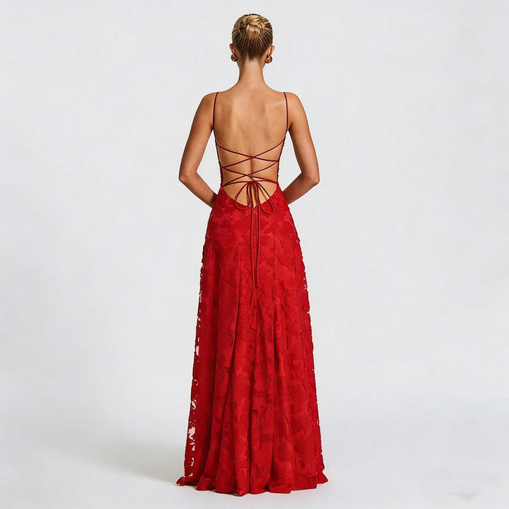 Sommerfeld | Elegantes Spitzen Maxi Kleid