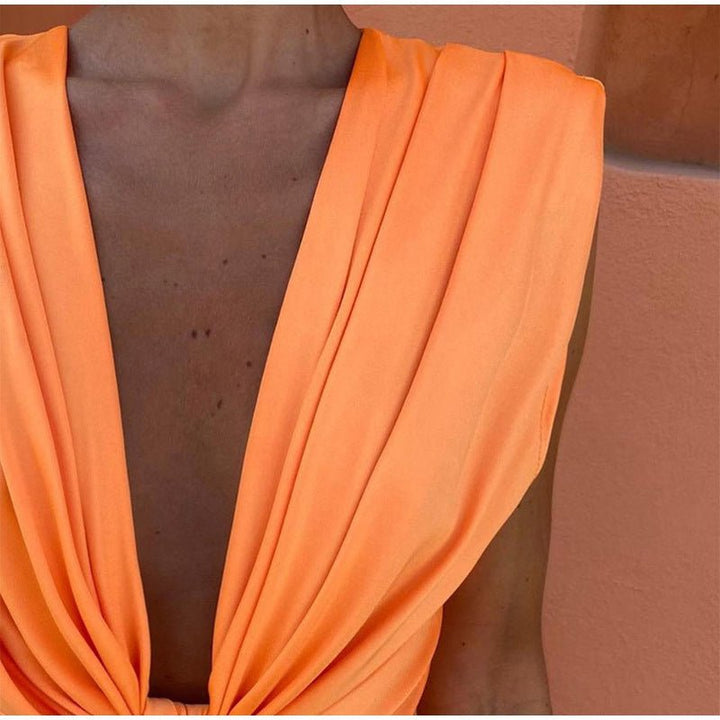 Sommerfeld | Elegantes Abendkleid mit tiefem V-Ausschnitt