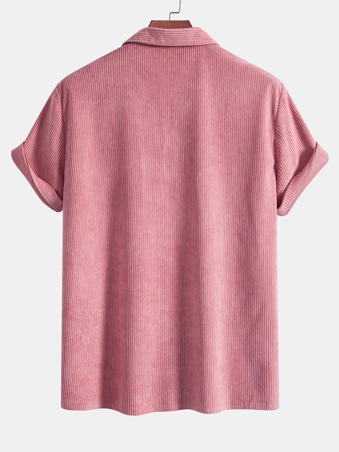 Kurzärmeliges Corduroy Kubanisches Hemd & Shorts