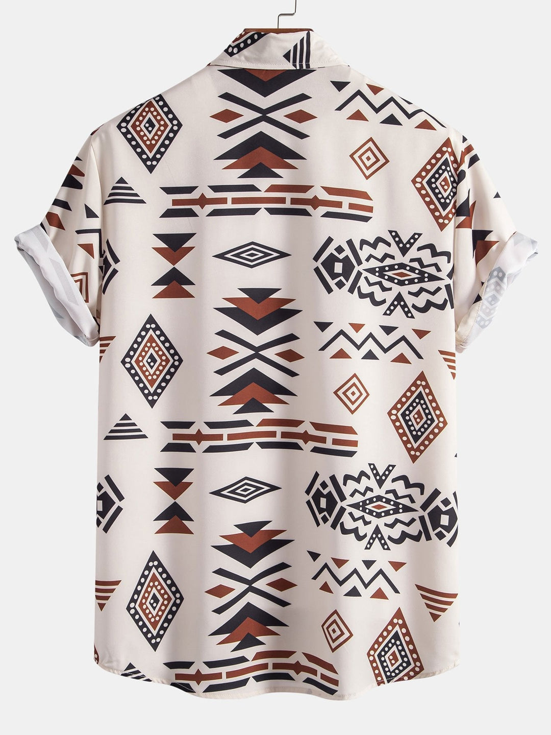 Aztekischer Geometrischer Druck Hemd & Swim Shorts