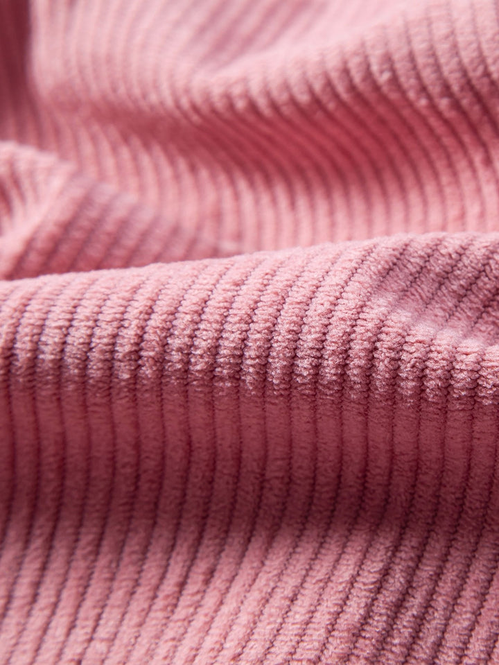 Kurzärmeliges Corduroy Kubanisches Hemd & Shorts