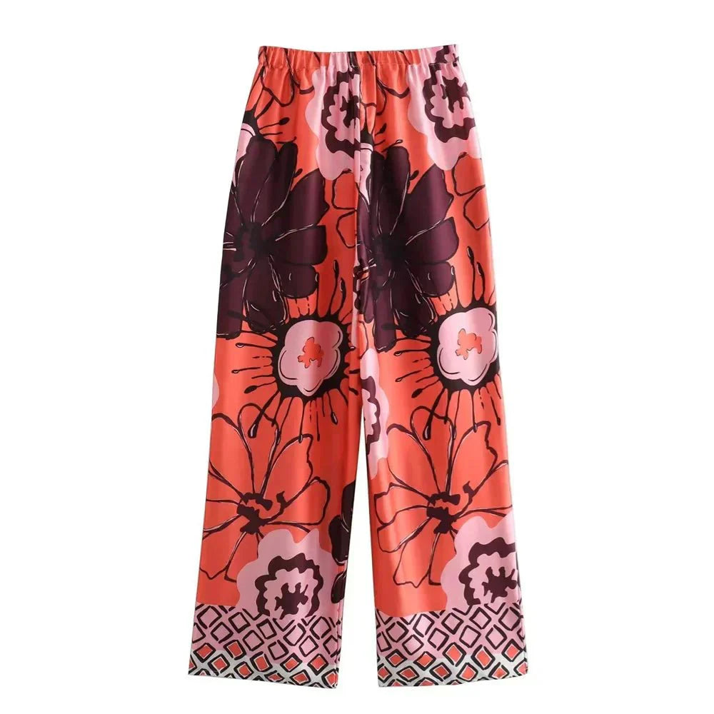 Sommerfeld | Elegantes Zweiteiler-Set mit weiter Hose
