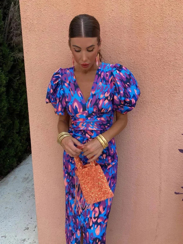Sommerfeld | Abendkleid mit Taillendrapierung und hohem Schlitz