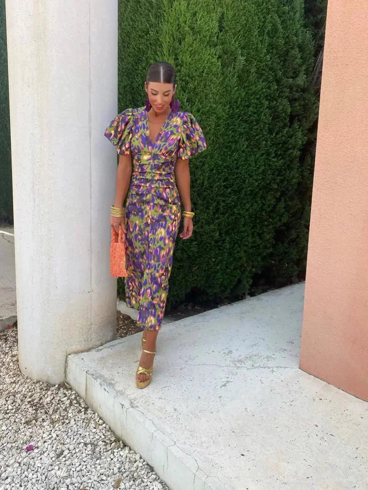 Sommerfeld | Abendkleid mit Taillendrapierung und hohem Schlitz