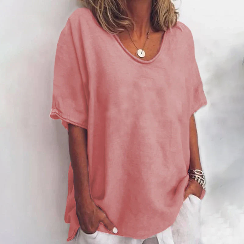 Sommerfeld | Lockeres Komfort-T-Shirt für Damen (1 Kaufen, 1 GRATIS dazu) Normaler Preis