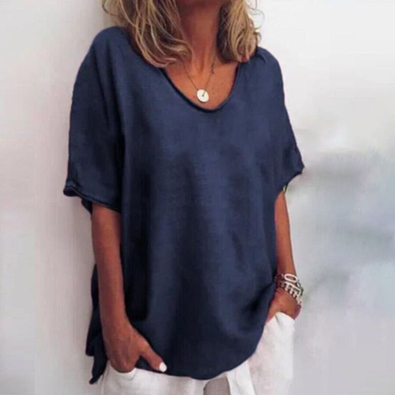 Sommerfeld | Lockeres Komfort-T-Shirt für Damen (1 Kaufen, 1 GRATIS dazu) Normaler Preis