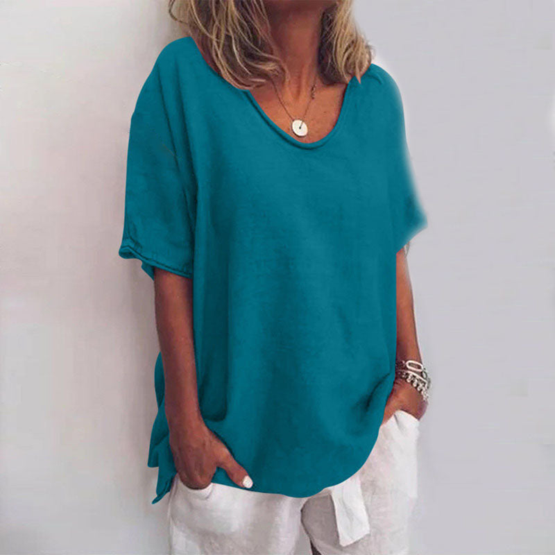 Sommerfeld | Lockeres Komfort-T-Shirt für Damen (1 Kaufen, 1 GRATIS dazu) Normaler Preis