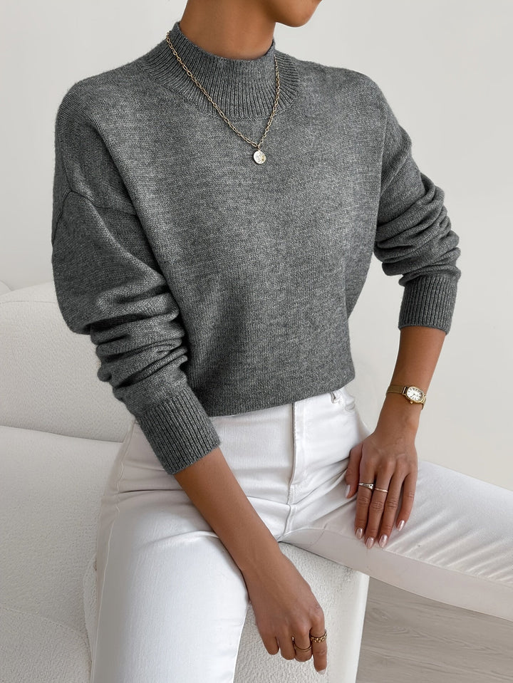 Sommerfeld | Weicher Damenpullover mit Stehkragen (1 Kaufen, 1 GRATIS dazu)