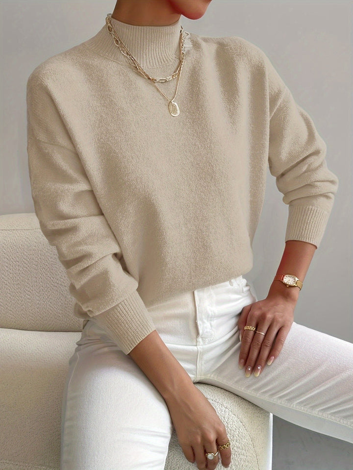 Sommerfeld | Weicher Damenpullover mit Stehkragen (1 Kaufen, 1 GRATIS dazu)
