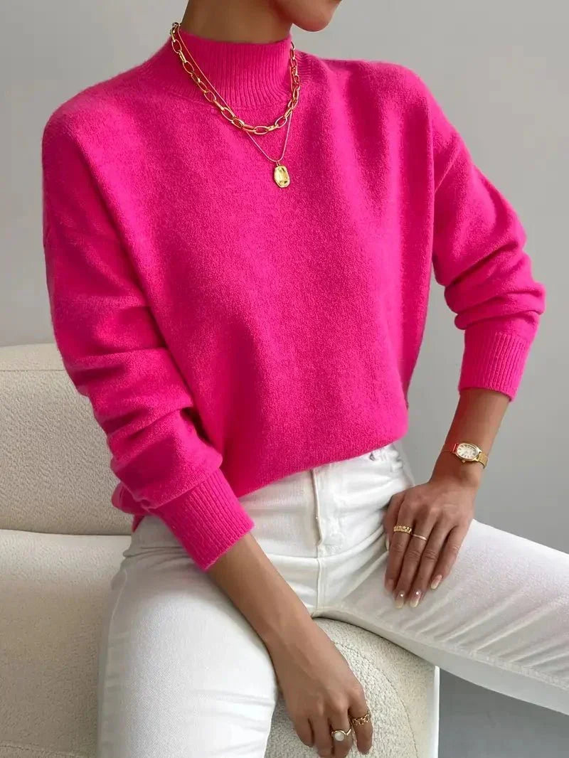 Sommerfeld | Weicher Damenpullover mit Stehkragen (1 Kaufen, 1 GRATIS dazu)
