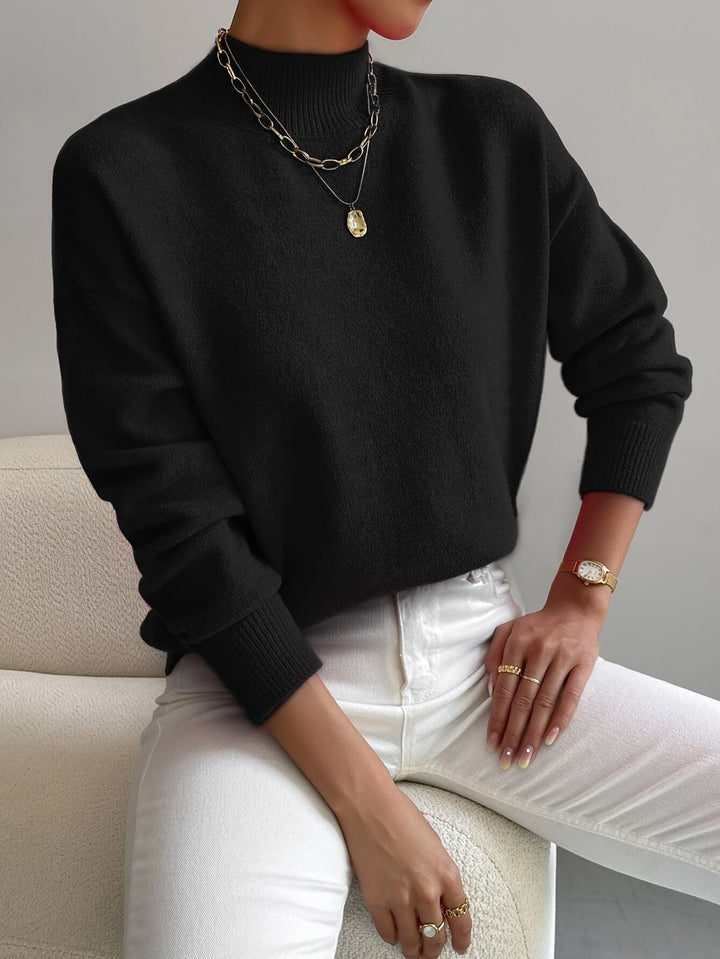 Sommerfeld | Weicher Damenpullover mit Stehkragen (1 Kaufen, 1 GRATIS dazu)