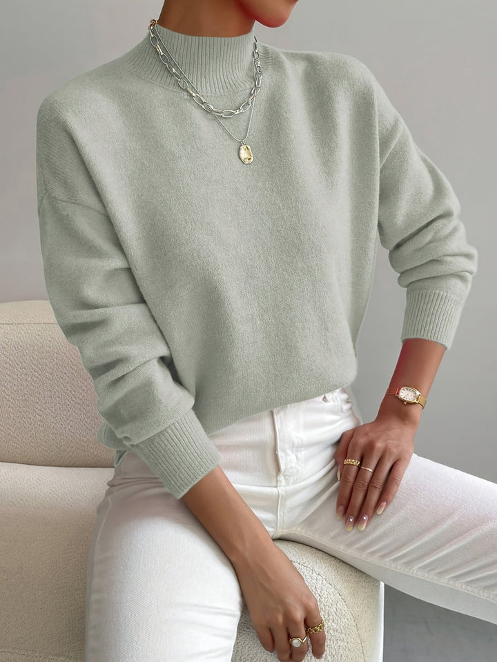 Sommerfeld | Weicher Damenpullover mit Stehkragen (1 Kaufen, 1 GRATIS dazu)